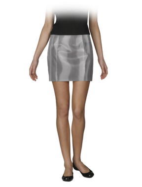 Plastic Mini Skirt